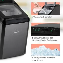 Partytime Eiswürfelmaschine Klareis 15kg/24h Edelstahl 10 Partytime Eiswürfelmaschine Klareis 15kg/24h Edelstahl -Haushaltsgeräte Rabatte 10035295 de 0004 usp