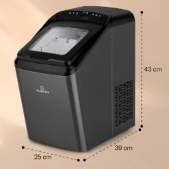 Partytime Eiswürfelmaschine Klareis 15kg/24h Edelstahl 13 Partytime Eiswürfelmaschine Klareis 15kg/24h Edelstahl -Haushaltsgeräte Rabatte 10035295 yy 0011 dimensions