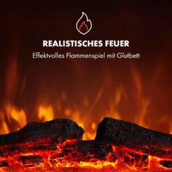 Alpbach Elektrischer Kamin 1800W 2 Heizstufen 65 Cm Stein-Optik -Haushaltsgeräte Rabatte 10035314 de 0007 logo