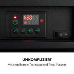 Carinthia Elektrokamin 1800W LED Wochentimer Fernbedienung Heizer -Haushaltsgeräte Rabatte 10035316 de 0004 logo