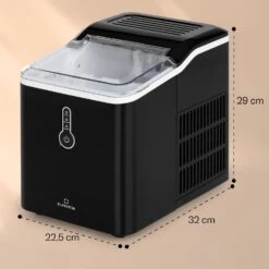 Chillout Eiswürfelmaschine Bulleteis 12kg/24h Wassertank: 1,5 L -Haushaltsgeräte Rabatte 10035320 yy 0011 dimensions