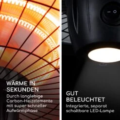 Camden Heat Deluxe Infrarot-Heizstrahler 2500W LED IP24 Decke -Haushaltsgeräte Rabatte 10035346 de 0006 logo