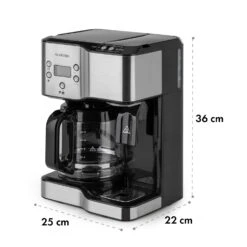 Caldetto Kaffeemaschine 1900W Heißwasserspender -Haushaltsgeräte Rabatte 10035476 yy 0008 logo Klarstein Caldetto Kaffeemaschine schwarz