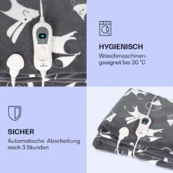 Dr. Watson XXL Heizdecke 3 Stufen Waschbar 200x180cm Coral Fleece -Haushaltsgeräte Rabatte 10035503 de 0004 logo