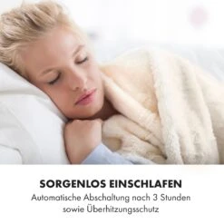 Slanket Heizdecke Mit Ärmeln 120W 155x180cm Coral Fleece -Haushaltsgeräte Rabatte 10035504 de 0008 logo