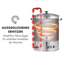Brauheld Pro Maischekessel 3300W 70L 30-100°C Umwälzpumpe Edelstahl -Haushaltsgeräte Rabatte 10035516 de 0005 logo