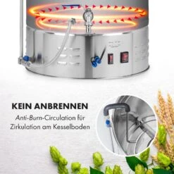 Brauheld Pro Maischekessel 3300W 70L 30-100°C Umwälzpumpe Edelstahl -Haushaltsgeräte Rabatte 10035516 de 0006 logo