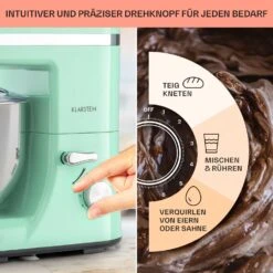 Bella Elegance Küchenmaschine 2000W 2,7PS 5,2 Ltr Edelstahl BPA-frei -Haushaltsgeräte Rabatte 10035520 de 0004 usp