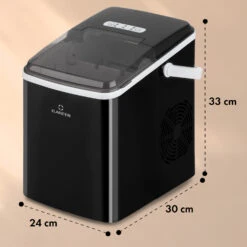 Arctic Porter Eiswürfelmaschine Bullet-Eis 12kg/24h Edelstahl -Haushaltsgeräte Rabatte 10035553 yy 0011 dimensions