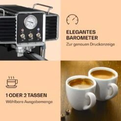 Gusto Classico Espressomaker 1350 Watt 20 Bar Druck 1,5 Liter 11 Gusto Classico Espressomaker 1350 Watt 20 Bar Druck 1,5 Liter -Haushaltsgeräte Rabatte 10035564 de 0004 logo