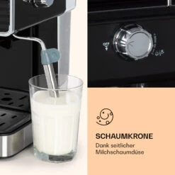 Gusto Classico Espressomaker 1350 Watt 20 Bar Druck 1,5 Liter 12 Gusto Classico Espressomaker 1350 Watt 20 Bar Druck 1,5 Liter -Haushaltsgeräte Rabatte 10035564 de 0005 logo