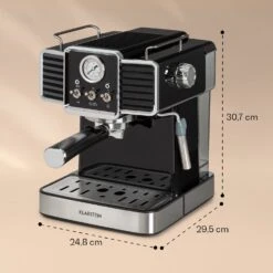 Gusto Classico Espressomaker 1350 Watt 20 Bar Druck 1,5 Liter 15 Gusto Classico Espressomaker 1350 Watt 20 Bar Druck 1,5 Liter -Haushaltsgeräte Rabatte 10035564 yy 0008 logo
