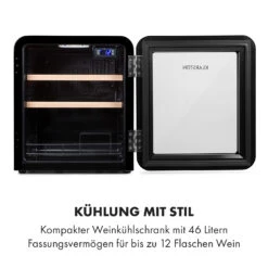 Vinetage 12 Getränkekühler Kühlschrank 48 Liter 4-22°C Retro-Design -Haushaltsgeräte Rabatte 10035568 de 0003 logo