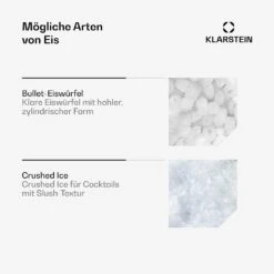 Icefestival Bullet Eiswürfelbereiter 400W 1,9l 20kg/24h -Haushaltsgeräte Rabatte 10035578 de 0005 usp