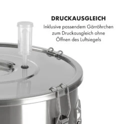 Gärkeller Pro XL Fermentierkessel 60 Liter Ablassventil 304-Edelstahl 12 Gärkeller Pro XL Fermentierkessel 60 Liter Ablassventil 304-Edelstahl -Haushaltsgeräte Rabatte 10035622 de 0004 logo