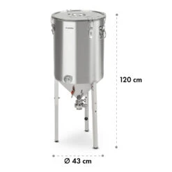 Gärkeller Pro XL Fermentierkessel 60 Liter Ablassventil 304-Edelstahl 17 Gärkeller Pro XL Fermentierkessel 60 Liter Ablassventil 304-Edelstahl -Haushaltsgeräte Rabatte 10035622 yy 0010 logo Klarstein Conical Fermenter 60L