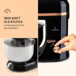 Lucia Elegance Küchenmaschine Mixer Fleischwolf 2000W BPA-frei -Haushaltsgeräte Rabatte 10035639 de 0003 logo