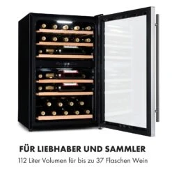 Vinamour 37 Duo Weinkühlschrank 2 Kühlzonen 112 Liter 37 Flaschen 10 Vinamour 37 Duo Weinkühlschrank 2 Kühlzonen 112 Liter 37 Flaschen -Haushaltsgeräte Rabatte 10035663 de 0003 logo