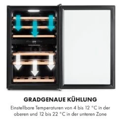 Vinamour 37 Duo Weinkühlschrank 2 Kühlzonen 112 Liter 37 Flaschen 11 Vinamour 37 Duo Weinkühlschrank 2 Kühlzonen 112 Liter 37 Flaschen -Haushaltsgeräte Rabatte 10035663 de 0004 logo