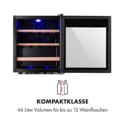 Vinamour 12 Uno Weinkühlschrank 12Fl./46l 4-18°C 40dB -Haushaltsgeräte Rabatte 10035673 de 0004 logo