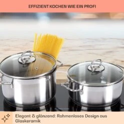 Cookbuddy Doppel-Kochfeld 2400W 5 Leistungsstufen Glaskeramik -Haushaltsgeräte Rabatte 10035705 de 0003 usp