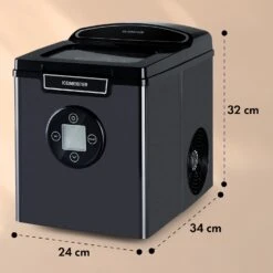 Icemeister 2G Eiswürfelmaschine 12kg/24h LC-Display Edelstahl -Haushaltsgeräte Rabatte 10035712 yy 0011 dimensions