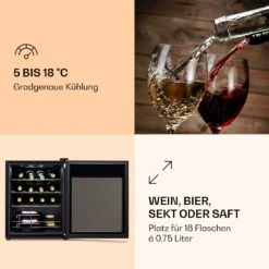 Ultimo 16 Uno Weinkühlschrank 42l Touch-Bedienfeld 16 Flaschen 5-18°C -Haushaltsgeräte Rabatte 10035777 de 0003 logo