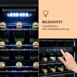 Shiraz 29 Duo Weinkühlschrank 2 Zonen 80L/29 Flaschen 5-22°C Touch -Haushaltsgeräte Rabatte 10035846 de 0005 logo