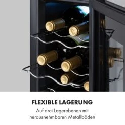 Bellevin 8 Uno Weinkühlschrank 23 Liter 11-18 °C LED Touch SingleZone -Haushaltsgeräte Rabatte 10035862 de 0007 logo