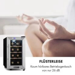 Reserva 8 Uno Weinkühlschrank 23 Ltr 8 Fl 11-18 °C 26 DB Edelstahl -Haushaltsgeräte Rabatte 10035864 de 0005 logo