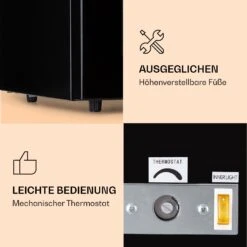 IceAge 36 Gefrierschrank 36 Liter EEK E 2 Etagen Thermostat Glasfront -Haushaltsgeräte Rabatte 10036065 de 0005 logo