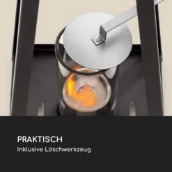 Fiamme Triangolo Ethanol-Laterne 2-Set Edelstahl-Brenner 0,3 Liter 4h Brenndauer -Haushaltsgeräte Rabatte 10036072 de 0007 logo