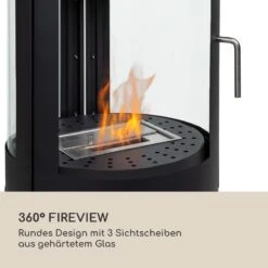 Fiamme Circulo Ethanol-Kamin Edelstahl-Brenner 1,2 Liter 4-5 H Brenndauer -Haushaltsgeräte Rabatte 10036079 de 0003 logo