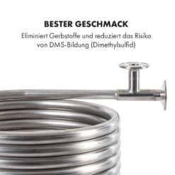 Counterflow Gegenstromkühler Ø28cm 9 Schleifen 304 Edelstahl -Haushaltsgeräte Rabatte 10036084 de 0005 logo