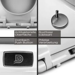 Senzano Toilettendeckel D-Form Absenkautomatik Antibakteriell -Haushaltsgeräte Rabatte 10036244 de 0005 logo