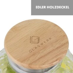 Glaswerk Livenza Wasserkrug 1,9 Liter Borosilikatglas Edelstahlsieb Deckel -Haushaltsgeräte Rabatte 10036359 de 0006 logo