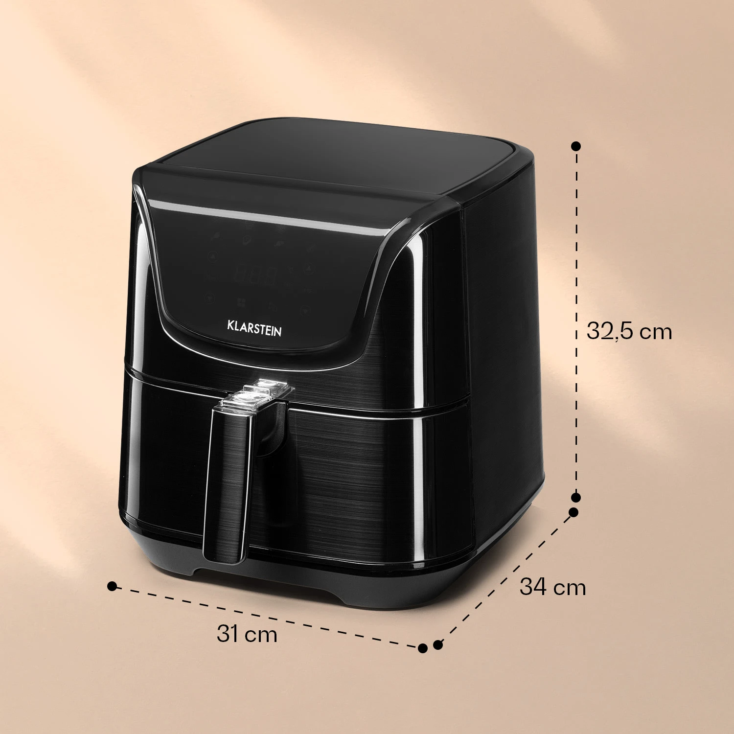 AeroVital Deluxe Heißluftfritteuse 1700W 5,4 Liter Edelstahl 7 AeroVital Deluxe Heißluftfritteuse 1700W 5,4 Liter Edelstahl – Bild 7