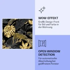 Wonderwall Air Art Smart Infrarotheizung Schwarze Blume 60x60cm 350W -Haushaltsgeräte Rabatte 10037830 de 0006 logo