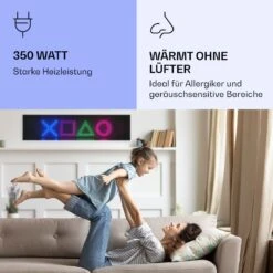 Wonderwall Air Art Smart Infrarotheizung Spiel 120x30cm 350W -Haushaltsgeräte Rabatte 10037842 de 0005 logo