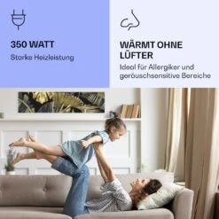 Wonderwall Air Art Smart Infrarotheizung Schwarze Blume 120x30cm 350W -Haushaltsgeräte Rabatte 10037852 de 0005 logo