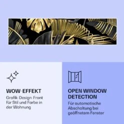 Wonderwall Air Art Smart Infrarotheizung Schwarze Blume 120x30cm 350W -Haushaltsgeräte Rabatte 10037852 de 0006 logo