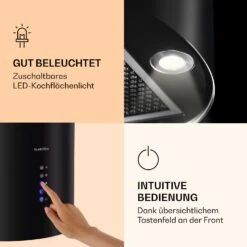 Barella Dunstabzugshaube 35,5 X 93,5 X 43 Cm Umluft 557 M³/h LED Aktivkohlefilter -Haushaltsgeräte Rabatte 10037863 de 0003 logo