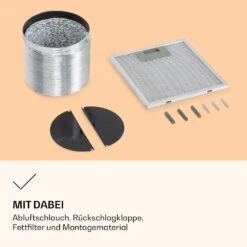 Barella Dunstabzugshaube 35,5 X 93,5 X 43 Cm Umluft 557 M³/h LED Aktivkohlefilter -Haushaltsgeräte Rabatte 10037863 de 0005 logo