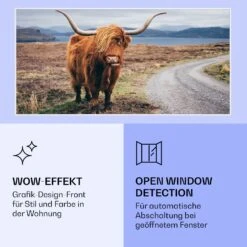 Wonderwall Air Art Smart Infrarotheizung Kuh 120x60cm 700W -Haushaltsgeräte Rabatte 10037924 de 0006 logo