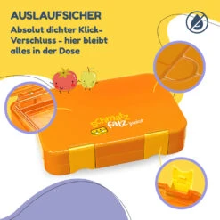 Schmatzfatz Junior Lunchbox 6 Fächer 21,3 X 15 X 4,5 Cm (BxHxT) -Haushaltsgeräte Rabatte 10037943 de 0003 usp