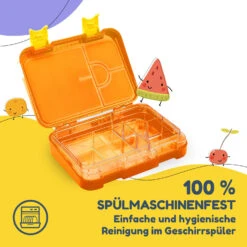 Schmatzfatz Junior Lunchbox 6 Fächer 21,3 X 15 X 4,5 Cm (BxHxT) -Haushaltsgeräte Rabatte 10037943 de 0005 usp