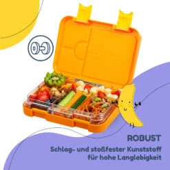 Schmatzfatz Junior Lunchbox 6 Fächer 21,3 X 15 X 4,5 Cm (BxHxT) -Haushaltsgeräte Rabatte 10037943 de 0006 usp