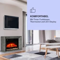 Crater Lake Elektrokamin 1900 W LED-Technik Fernbedienung -Haushaltsgeräte Rabatte 10037982 de 0004 logo
