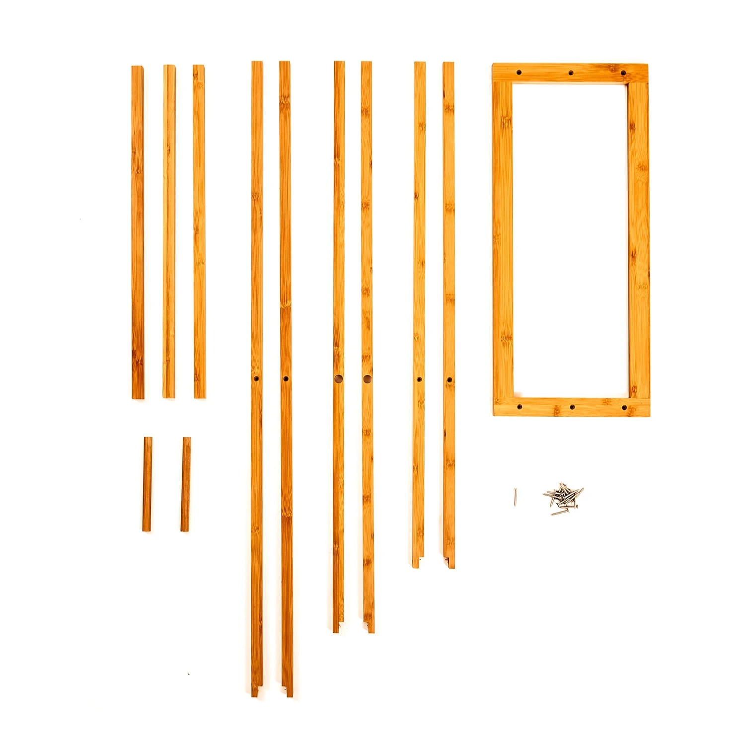 Handtuchhalter 3-fache Handtuchstange 55x100x24 Cm Treppenoptik Bambus 3 Handtuchhalter 3-fache Handtuchstange 55x100x24 Cm Treppenoptik Bambus – Bild 3