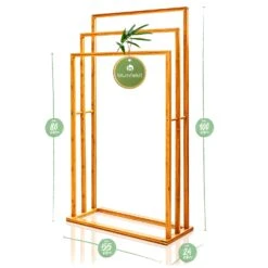 Handtuchhalter 3-fache Handtuchstange 55x100x24 Cm Treppenoptik Bambus 13 Handtuchhalter 3-fache Handtuchstange 55x100x24 Cm Treppenoptik Bambus -Haushaltsgeräte Rabatte 10038045 yy 0007 logo